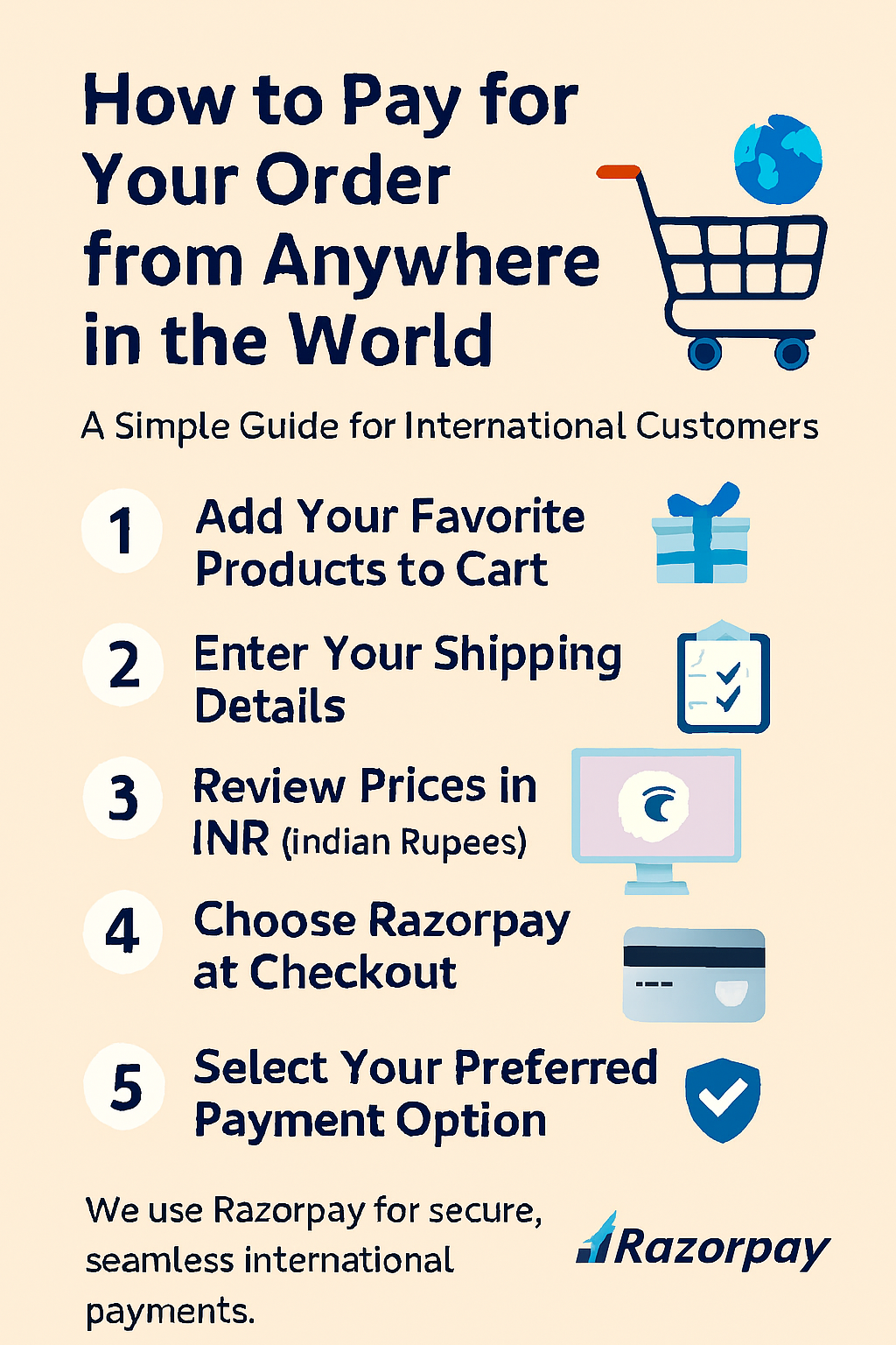 🌍 How to Pay for Your Order from Anywhere in the World — A Simple Guide for International Customers